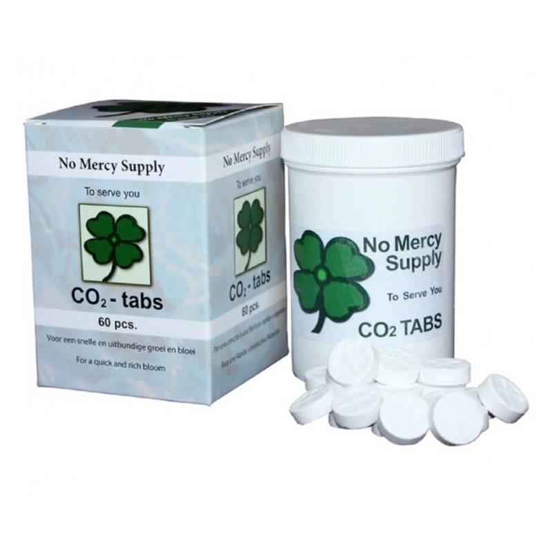 NO MERCY CO₂ 60 tablets – support for indoor plants