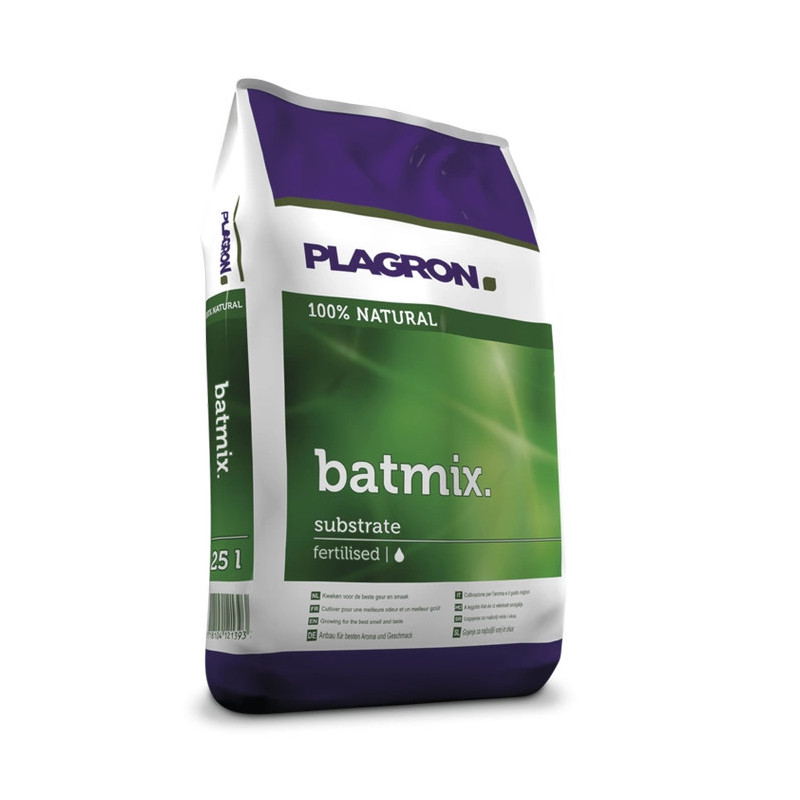 Plagron Batmix 25L - Erde mit Bat Guano Dünger für Pflanzen