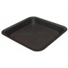 Square production pot high 11L + saucer