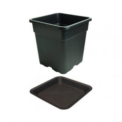 5L Square Pot with Stand - Perfect for Small Spaces