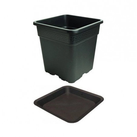 5L Square Pot with Stand - Perfect for Small Spaces